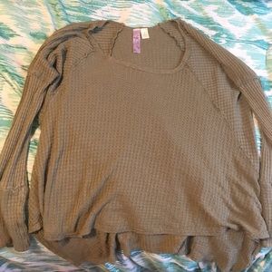 Olive green sweater